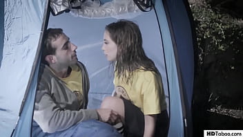 Teen Jewish girl sucked off a guy's friend on a camping trip